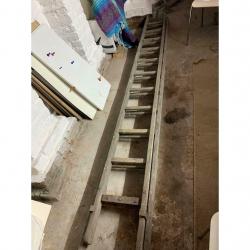 Wooden antique ladder