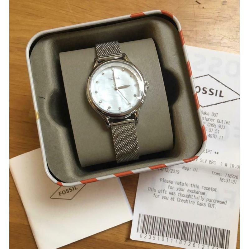 Fossil ladies watch, engraved with ?Mummy?