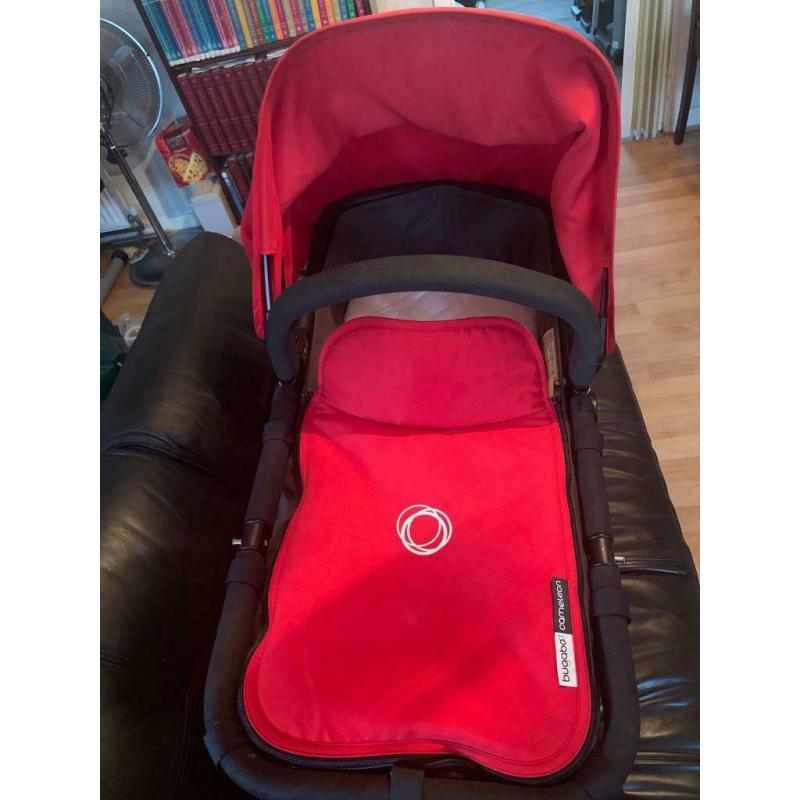 Bugaboo cameleon stroller, with carrycot, bassinet and sun canopy