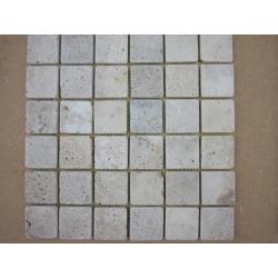 Tumbled classic light Travertine Mosaic Tiles