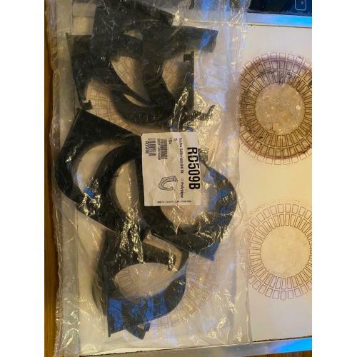 New Deep Capacity Roof Gutter Fascia Bracket , RD509B . Pack of 10 .