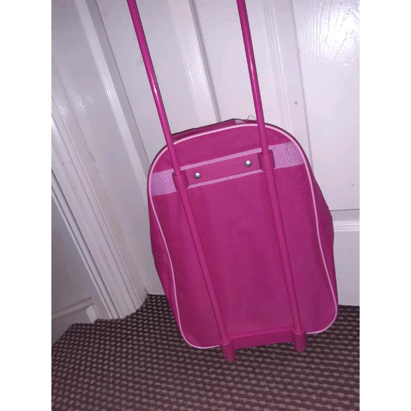 Peppa pig wheelie suitcase bag backpack child