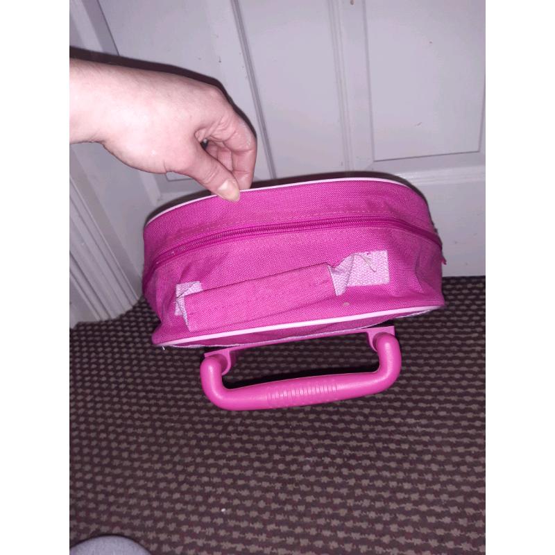 Peppa pig wheelie suitcase bag backpack child