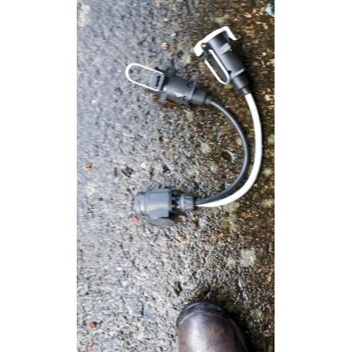 Caravan towing adapter