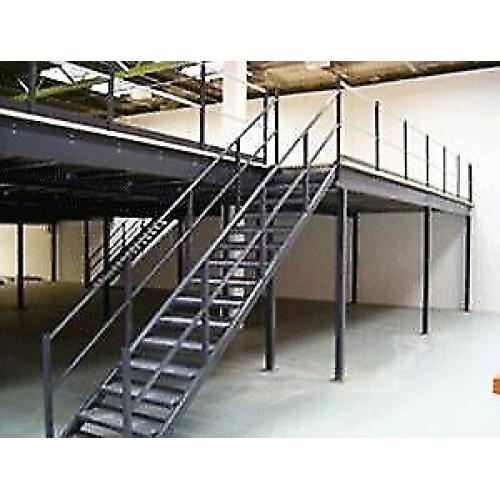 MEZZANINE FLOOR 17M X 8M WITH STAIRS DISMANTLED READY TO GO( STORAGE , PALLET RACKING )