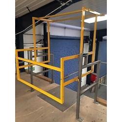 MEZZANINE FLOOR 17M X 8M WITH STAIRS DISMANTLED READY TO GO( STORAGE , PALLET RACKING )
