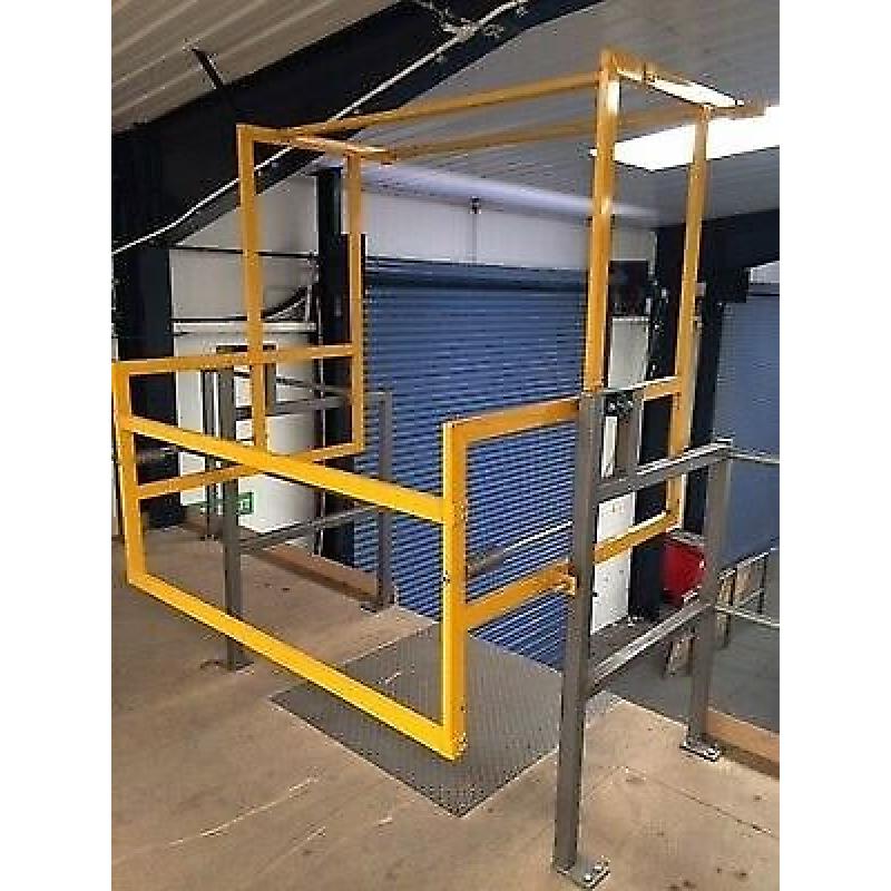 MEZZANINE FLOOR 17M X 8M WITH STAIRS DISMANTLED READY TO GO( STORAGE , PALLET RACKING )