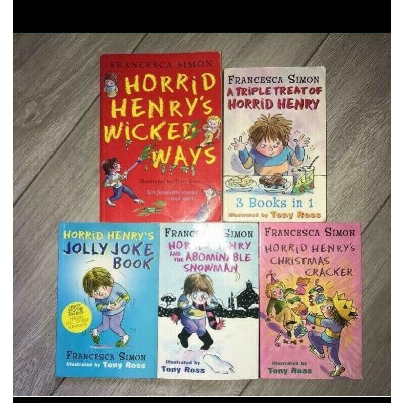 Horrid Henry book bundle- Christmas