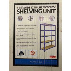 New heavy duty shelving 150X30X70 or 180x40x90
