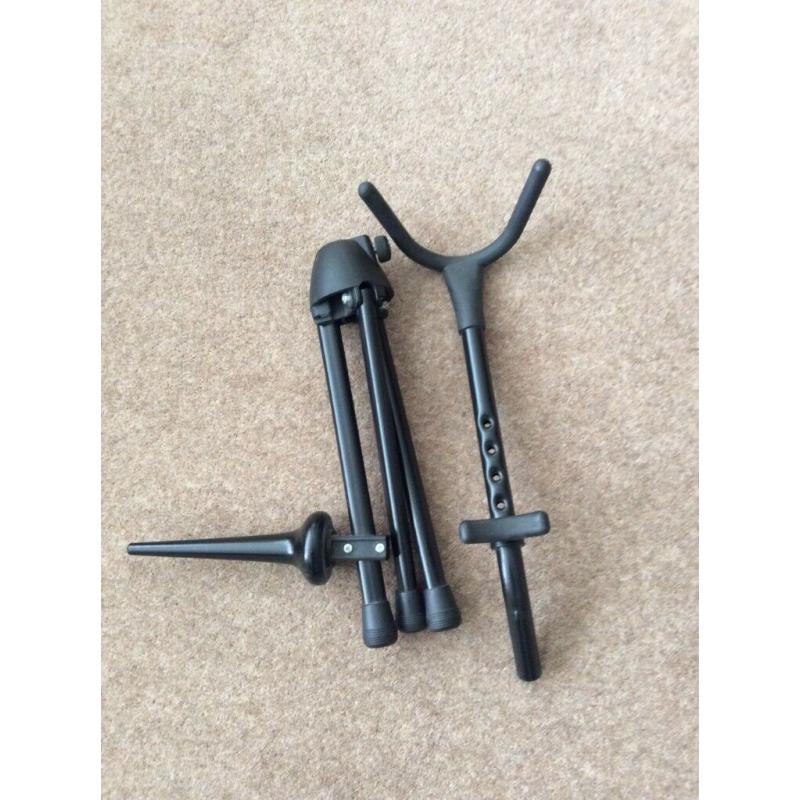 Tenor sax gig bag and stand