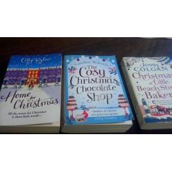 3 Christmas paperback books