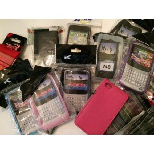Job lot of 50 mobile phone cases