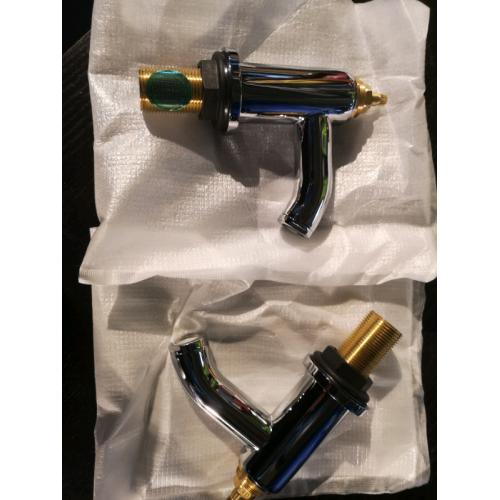 Brand new boxed no handle bath taps