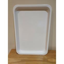 White melamine catering trays