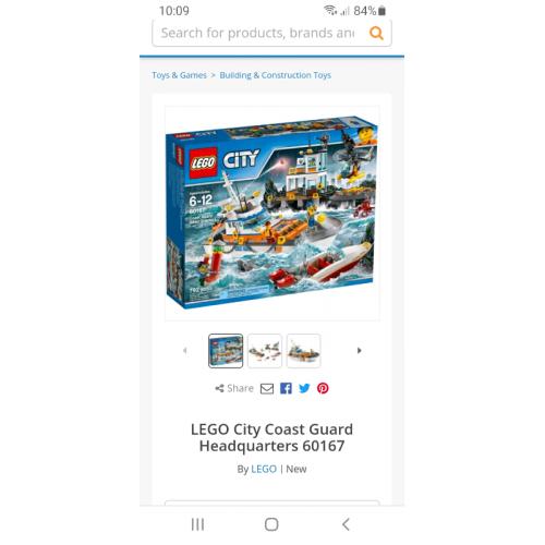 Coastguard headquarters Lego