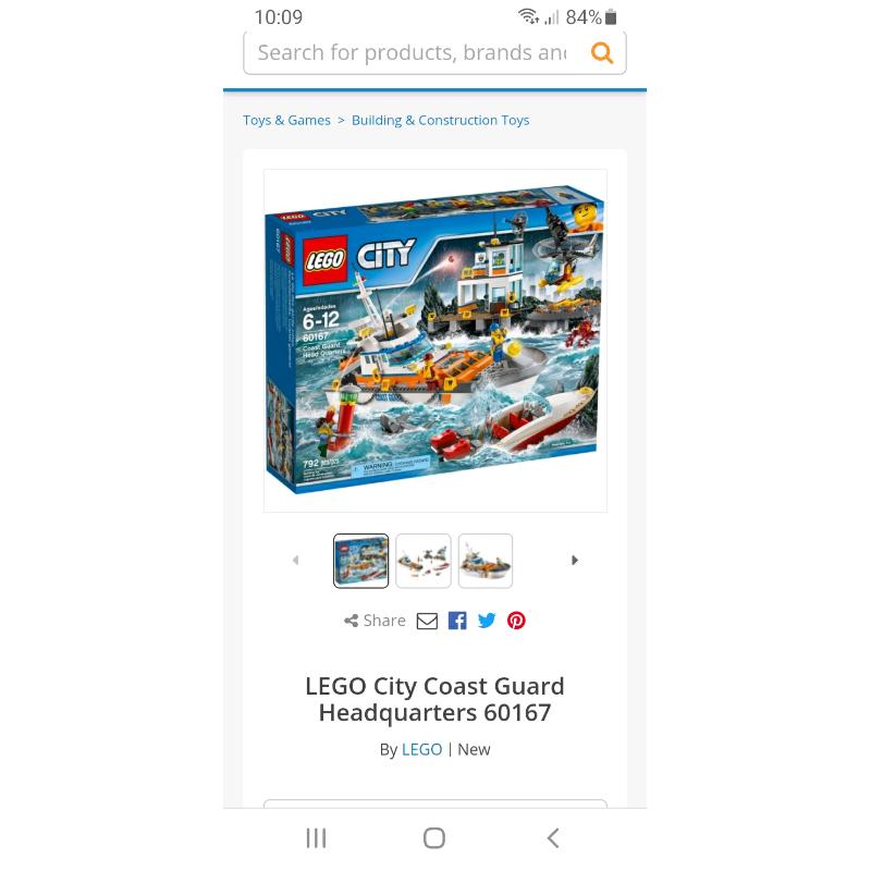 Coastguard headquarters Lego