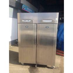 Commercial double door fridge for shop cafe restaurant takeaway pizza cssss