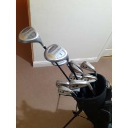 Golf Clubs- full set of Golden Bear clubs with bag