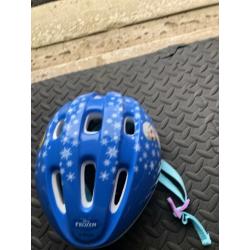 ?10 -- Excellent condition Disney Frozen girls bike helmet (52-56 cm).