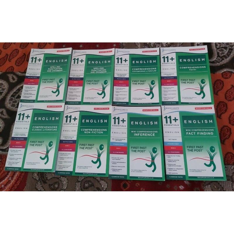 Absolutely new 11 plus books