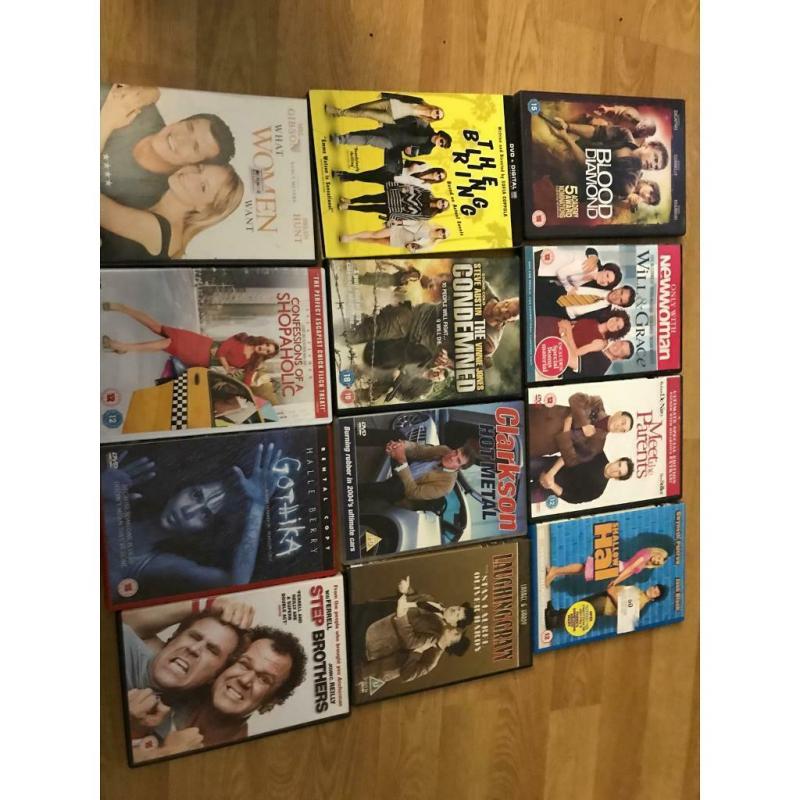 Bundle of 12 DVDs