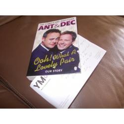 Signed book ANT & DEC