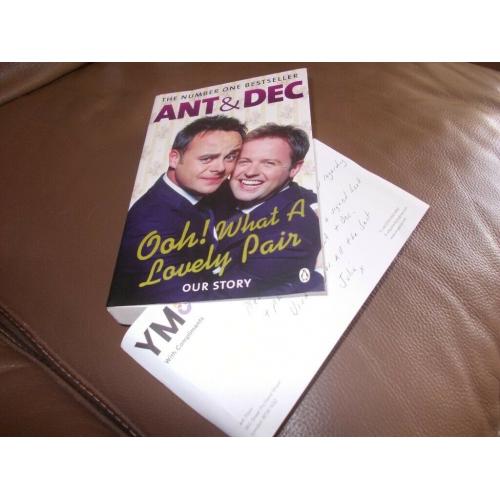 Signed book ANT & DEC