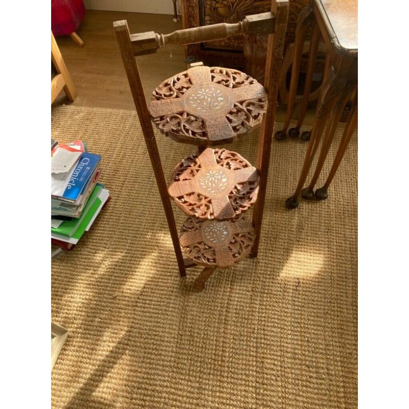 Vintage Indian cake or plant stand