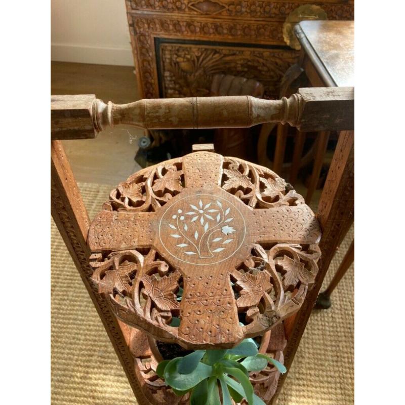 Vintage Indian cake or plant stand