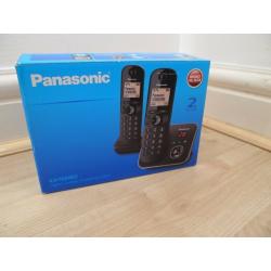 Cordless Home Phone Duo Panasonic KX-TG6802 with Answering machine