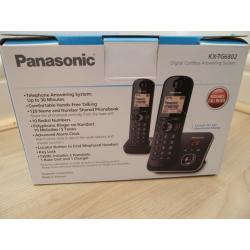 Cordless Home Phone Duo Panasonic KX-TG6802 with Answering machine