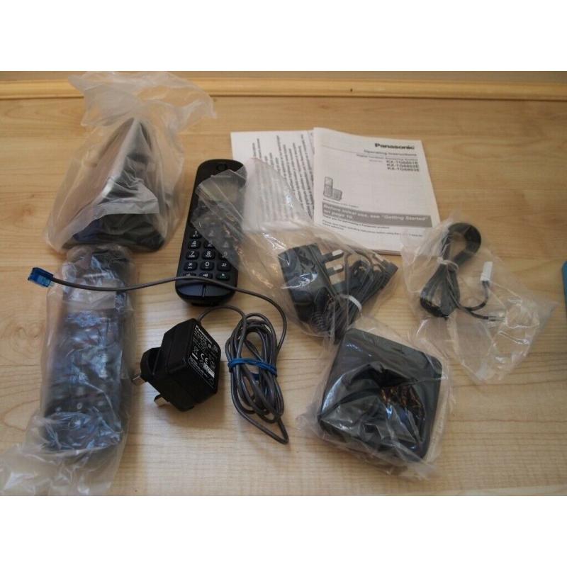Cordless Home Phone Duo Panasonic KX-TG6802 with Answering machine