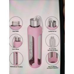 Be-active glass water bottle