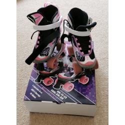 Roller skates for sizes 1-3 adjustable perfect condition