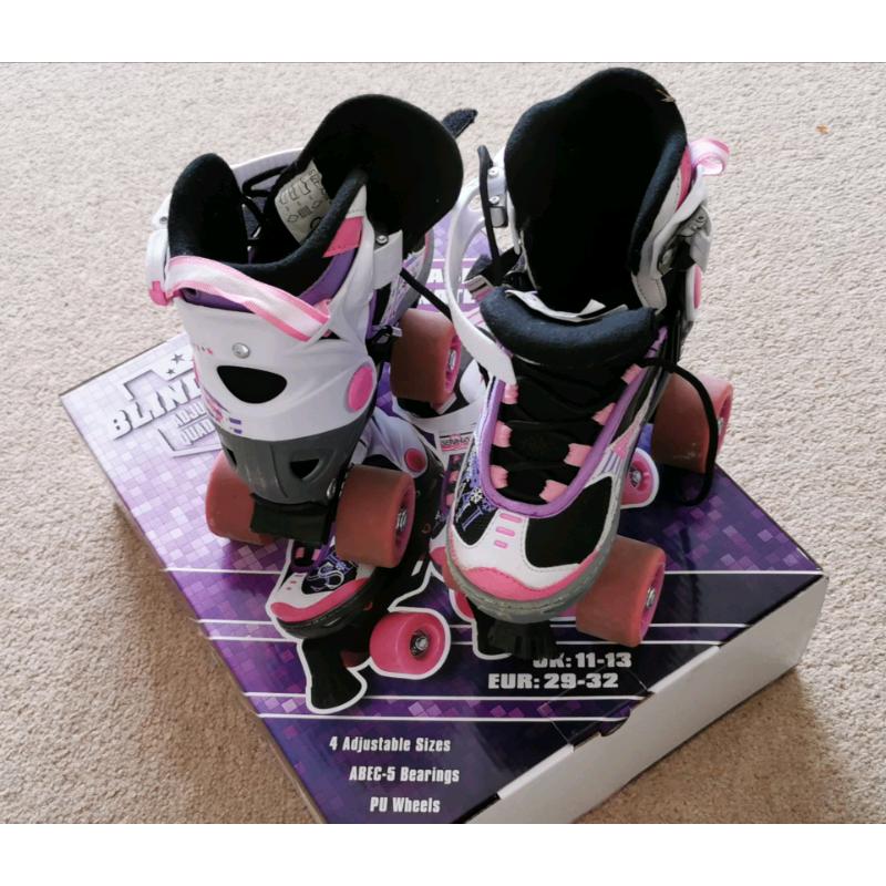 Roller skates for sizes 1-3 adjustable perfect condition