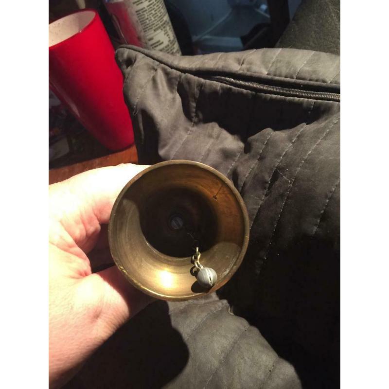 Brass bell ship handle