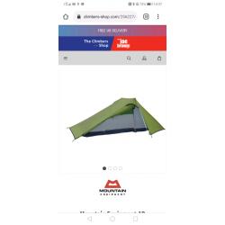 AR Ultralite Tent- Mountain Equipment