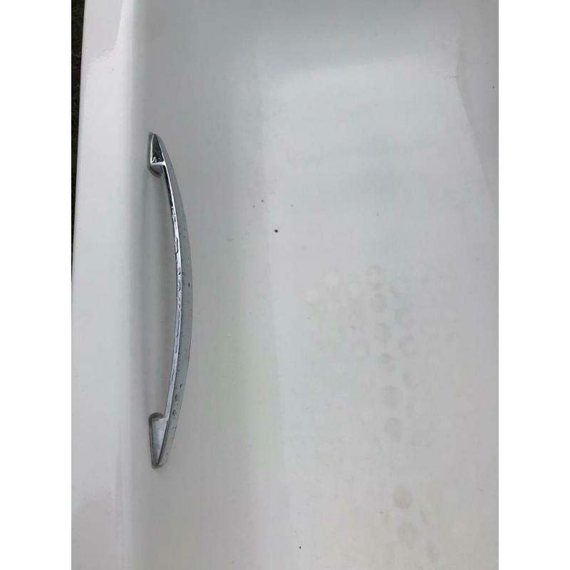 White bathroom suite