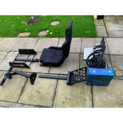 PS Racing Seat + Steering Wheel + Pedals
