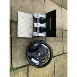 PS Racing Seat + Steering Wheel + Pedals