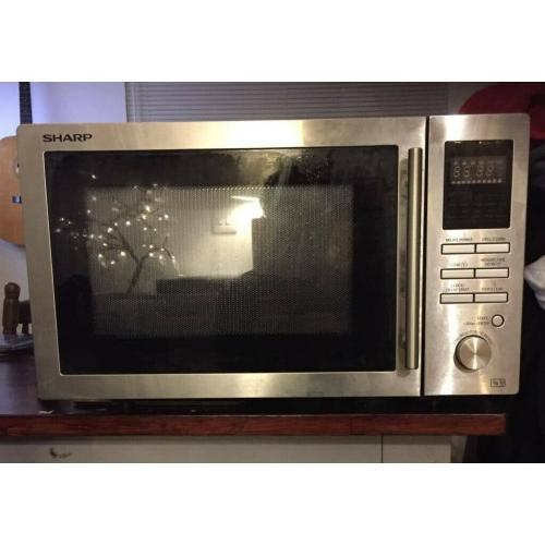 Combination microwave with grill