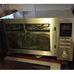 Combination microwave with grill