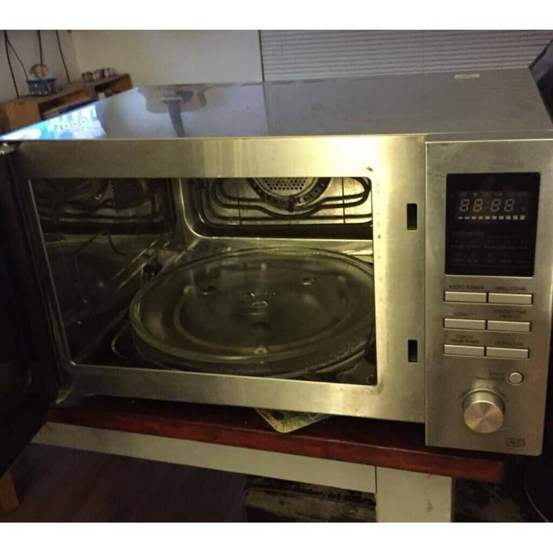 Combination microwave with grill
