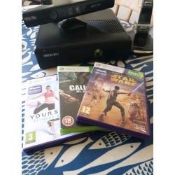 Xbox console, kinect senor and 6 game's