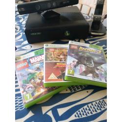 Xbox console, kinect senor and 6 game's