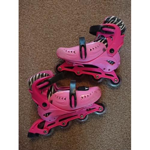 Adjustable Inline Roller Skates UK13-3 EU34-37