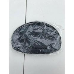 Black Zipped Purse/Makeup Bag - New