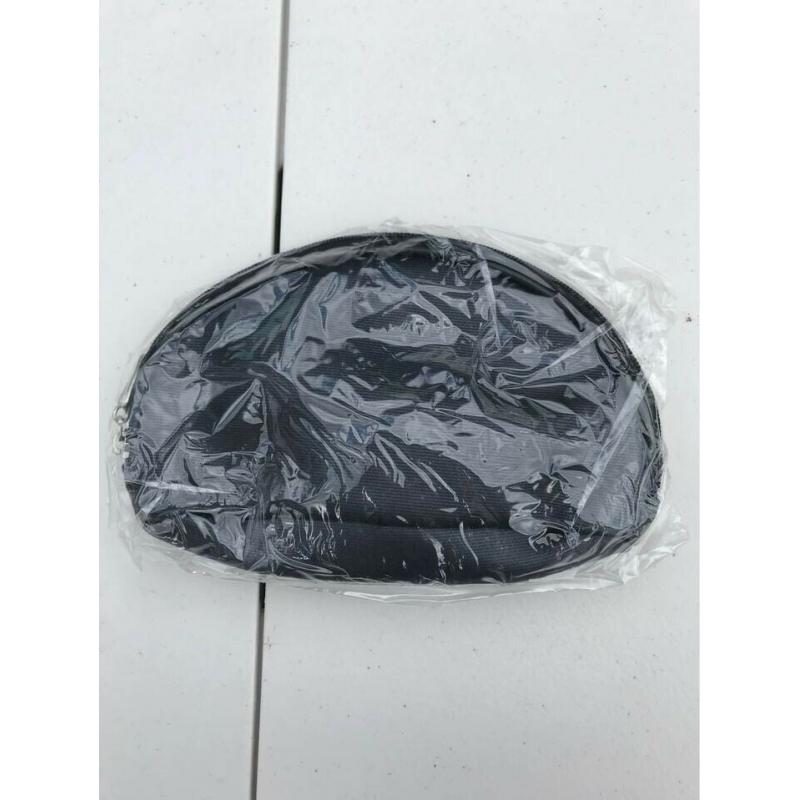 Black Zipped Purse/Makeup Bag - New