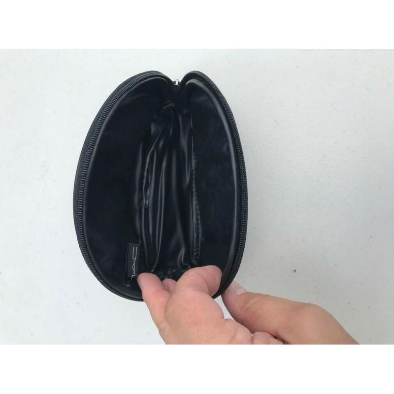 Black Zipped Purse/Makeup Bag - New