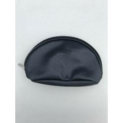 Black Zipped Purse/Makeup Bag - New